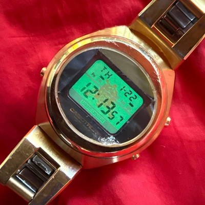 Casio TRON Apollo 11 Gold CASIOTRON Astronox LED Display aus Japan