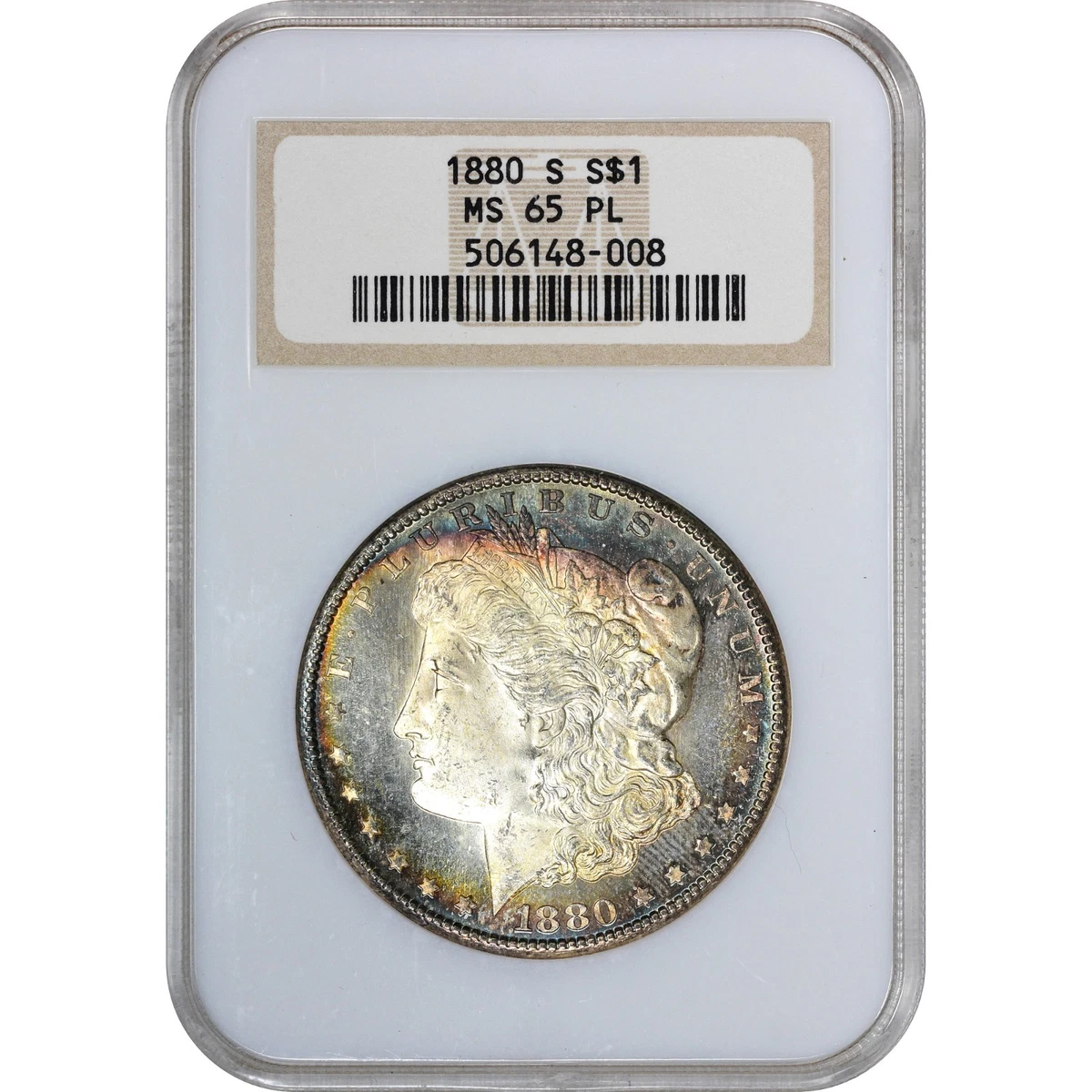 MS65 PL 1880-S モーガン シルバー ダラー OGH PCGS PQ *3483｜1880-S $1