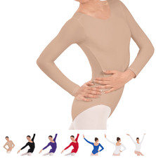 Eurotard Womens Microfiber Long Sleeve Leotard Leotard Adult