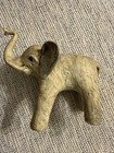Vintage Hand-Carved Crushed Oyster Shell Elephant Figurine Folk Art Philippines — photo 1