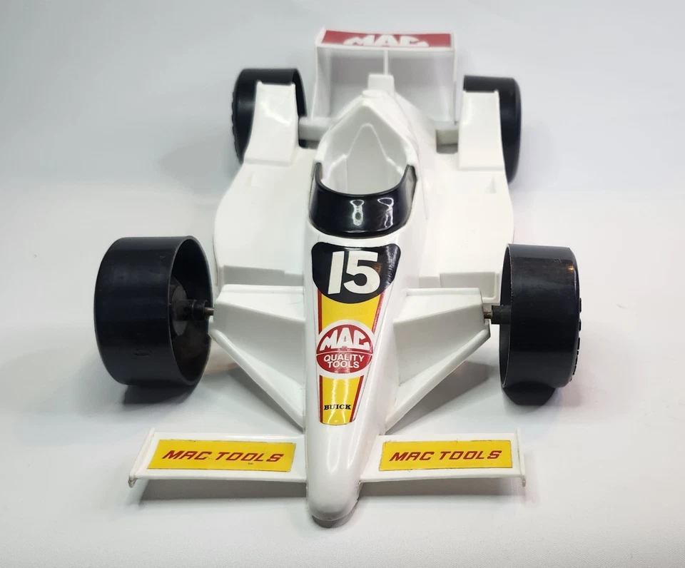 Vintage American Plastic Toys Indy Racecar – Mac Tools – 18” – Made in USA - Image 2 of 4