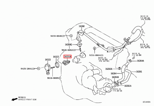 Genuine Camry MCV36 MCV31 Celica ZZT231 ZZT230 3.3 3.0 1.8 Thermostat - Picture 18 of 20