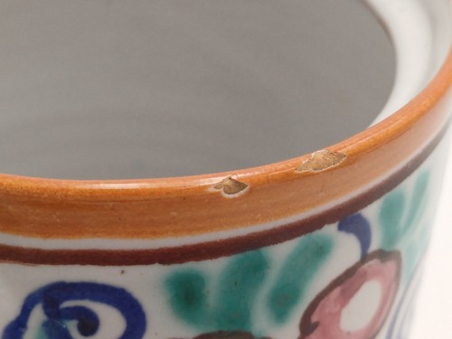 MAIOLICA - BARATTOLO CERAMICA ''DERUTA'' - VINTAGE '60 - Foto 9 di 13