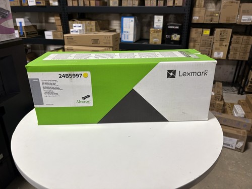24B5997 Lexmark Yellow Genuine Toner Cartridge - 第 2/6 張圖片