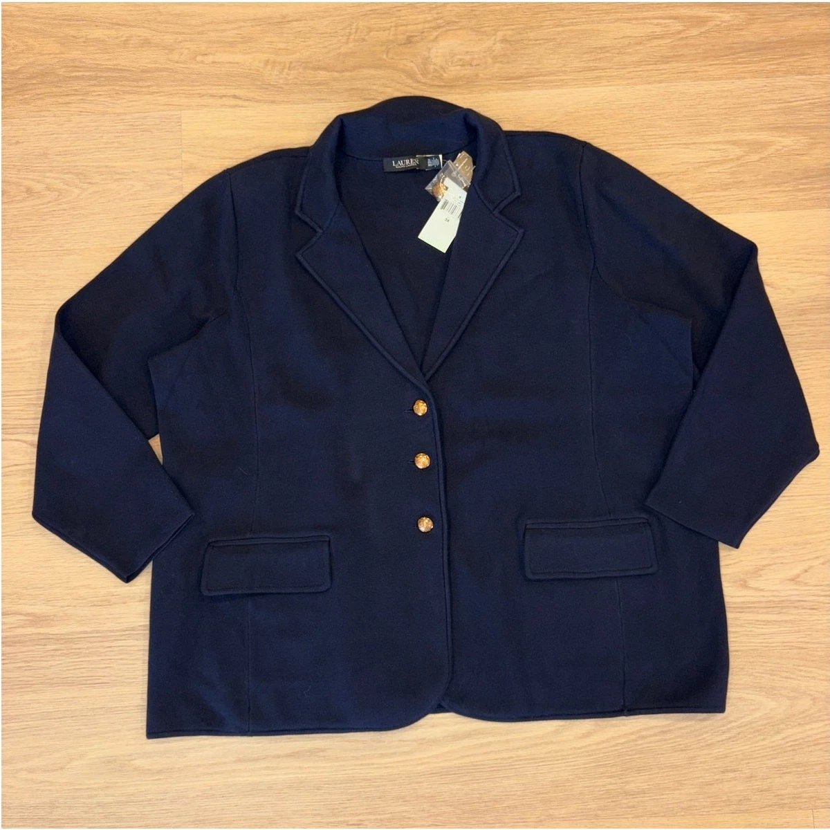 LAUREN RALPH LAUREN ネイビー ブレザー Lauren Ralph Lauren Blue Blazers for Women for sale - eBay