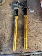07 SUZUKI GSXR 600 750 FRONT FORKS SHOCK SUSPENSION SET PAIR Straight