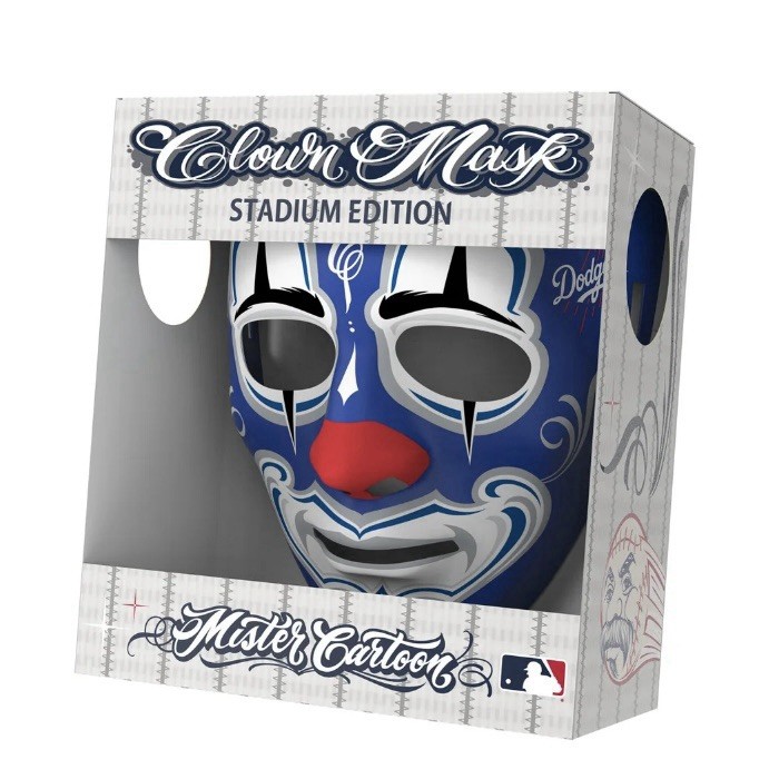 スポーツ選手 MR.CARTOON CLOWN MASK LOSANGELES DODGERS The story behind the Mister Cartoon-designed Dodgers clown