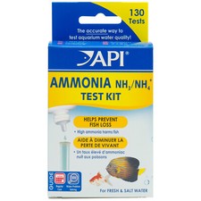 API Ammonia Test Kit 130 Tests for Freshwater and Marine Aquariums NH3 / NH4