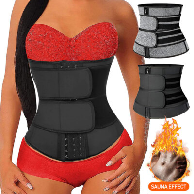Three rows of hooks Body Shaper Yoga Slimmer Belt Slimming Band Girdle For Women