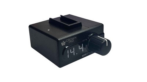 SUBWOOFER BASS REMOTE CONTROL WITH VOLTAGE METER WHITE LED CAR AUDIO RCA INLINE - Picture 4 of 8