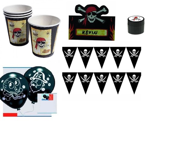 DöLl Partyset Pirat, Piratenparty, 30-Tlg., Kindergeburtstag-image