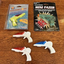 Lot Of 5 TINY FAZER/LASER GUN TOY Space Force Flash Blaster