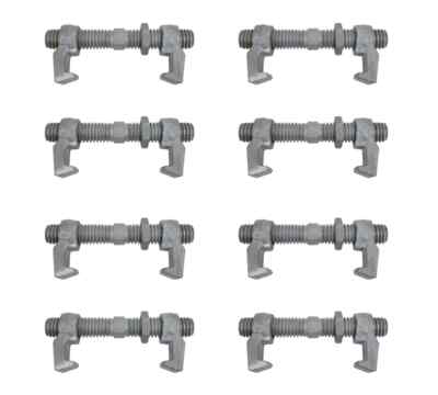 (8 Pack) SEA RAIL Shipping Container Bridge Fittings Clamp- 260 mm Clamp, Bra...