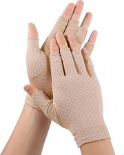 Women Sunblock-Fingerless Gloves UV-Sun-Protection Driving Non-Slip Outdoor NEW
