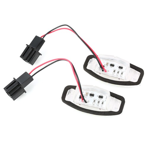 Bright White LED License Plate Lights – Direct Fit For Acura, Honda, MDX, Civic, Accord & More