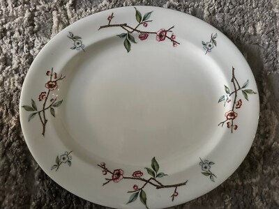 Royal Worcester BLOSSOM TIME 13 1/4'' Oval PLATTER Very Good Condition