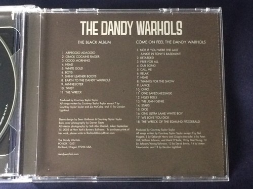The Dandy Warhols The Black Album + Come On Feel The Dandy Warhols - 第 5/8 張圖片