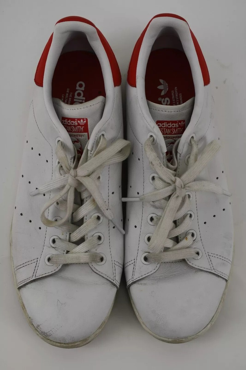 adidas Originals Mens Stan Smith Lush Red White Shoes