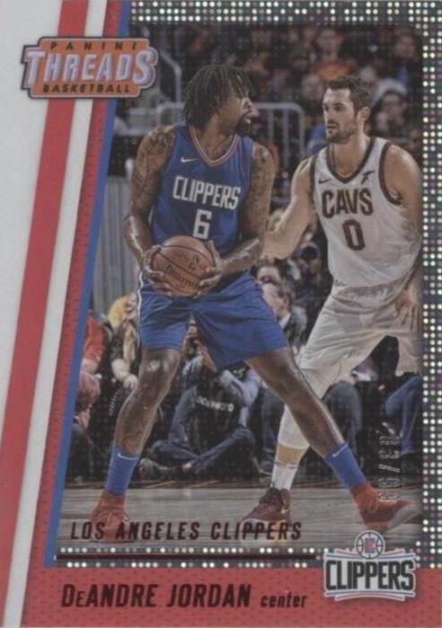 2017-18 Panini Threads - DeAndre Jordan #4 Red Dazzle /99 for sale ...