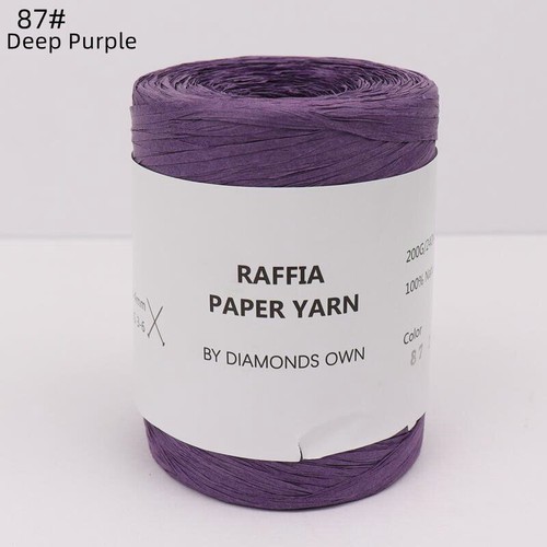 Knitting Crochet DIY knitting thread Hat/Bag Paper Hand 240M Natural Fiber - Picture 33 of 35
