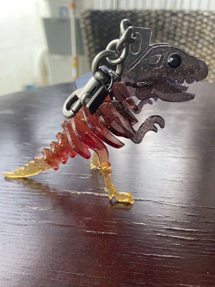 coach keychain dinosaur