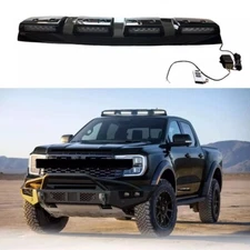 Fits For Ford Ranger T9 2023 2024 Lamp Pod Kit Roof Top Light Bar with LED DRL