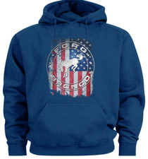 Bronco Ford Hoodie Hooded Sweatshirt American Flag Bronco Decal Accessories Gift