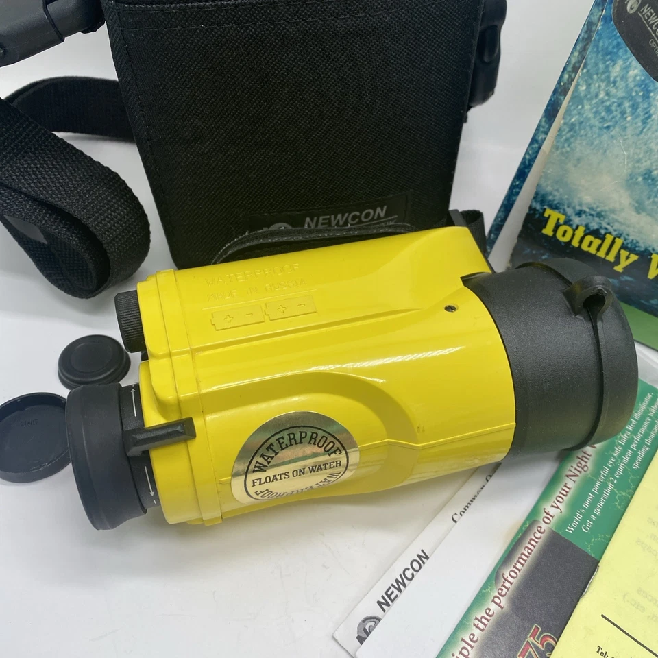 Mira telescópica Newcon Optik MB-3 de visión nocturna monocular impermeable ~ estuche ~ abierta completa Foto 3 de 4