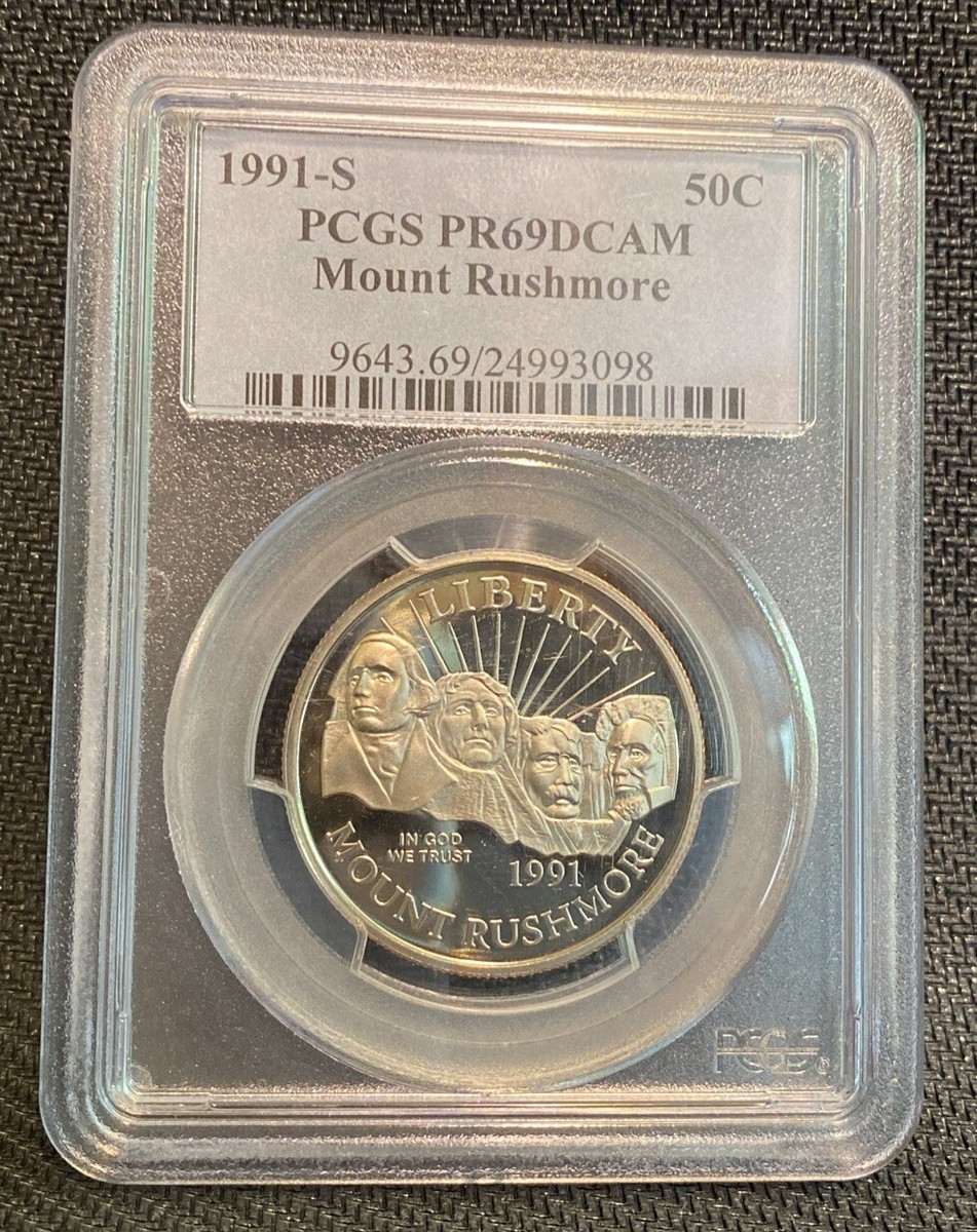 1991-S 50C Mount Rushmore PCGS PR69DCAM G37 | eBay