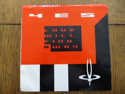 Yes   Love Will Find A Way - 1987 - ATCO Records 7-99449 7'' Single VG+/VG+