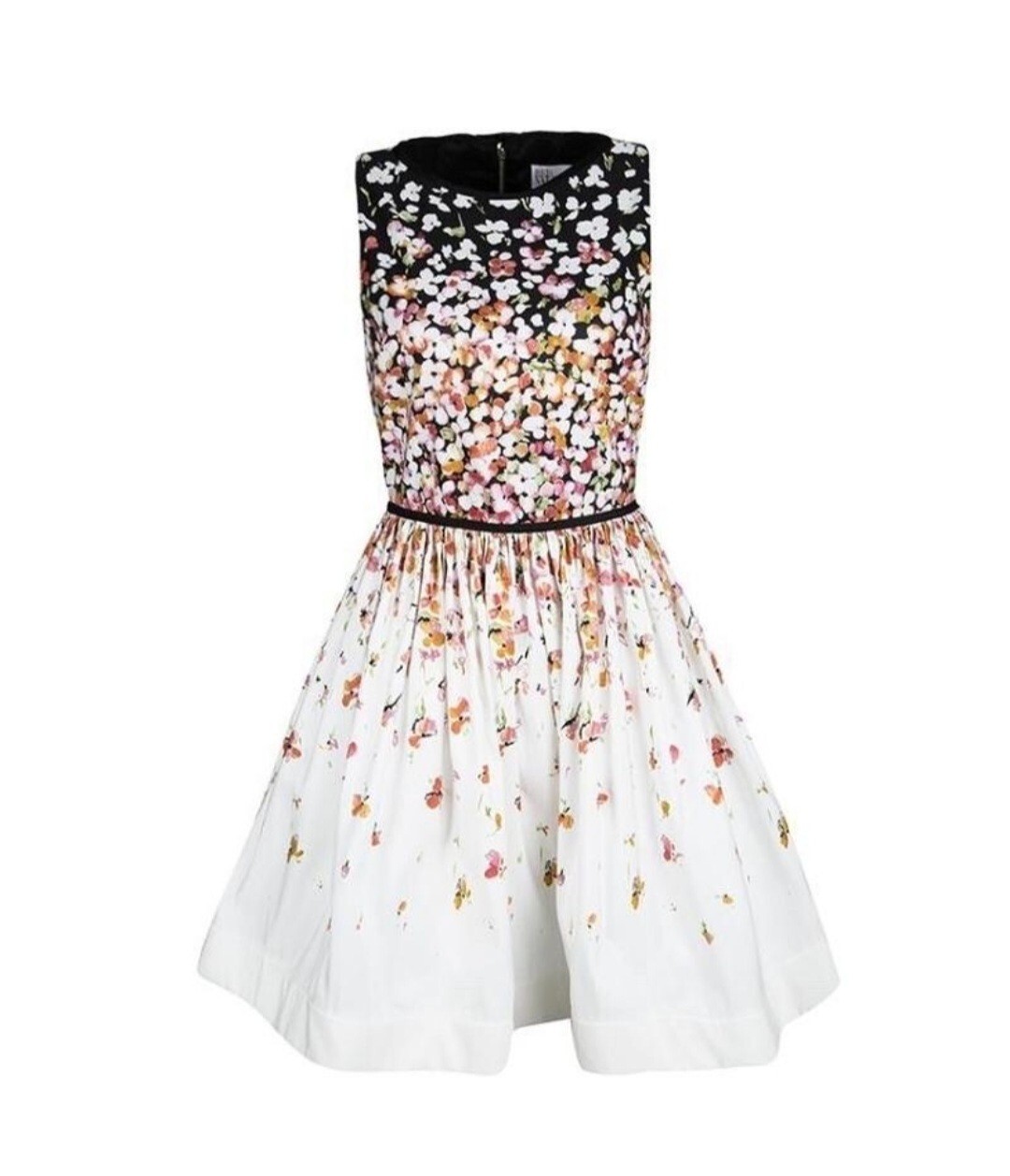 RED Valentino Garavani Mini A-Line Flower Print Dress Size 42It