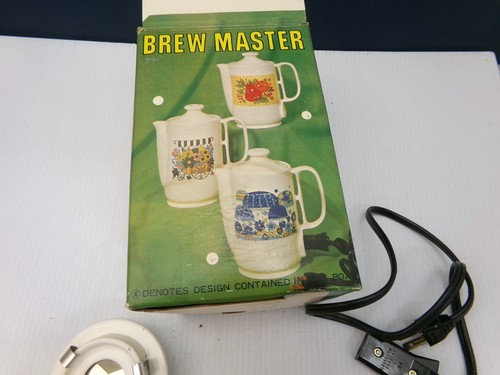 Vintage Brew Master Kettle, Unused, Original Box and Instructions, Blue design, - Picture 6 of 13