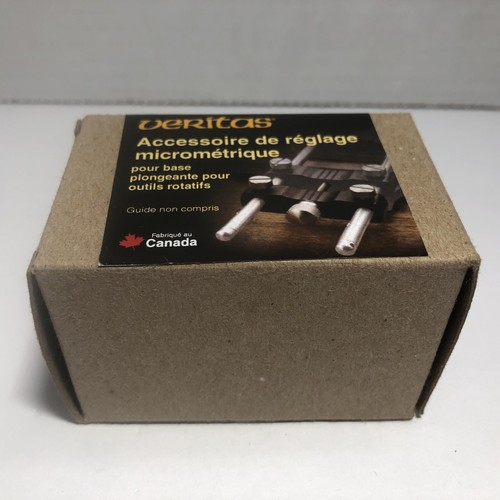 Veritas Precision Adjuster 05J65.05 for Plunge Base for Rotary Tools Open Box - Picture 8 of 9