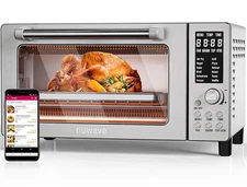 Nuwave Bravo Air Fryer Toaster Smart Oven, 12-in-1 Countertop Convection,