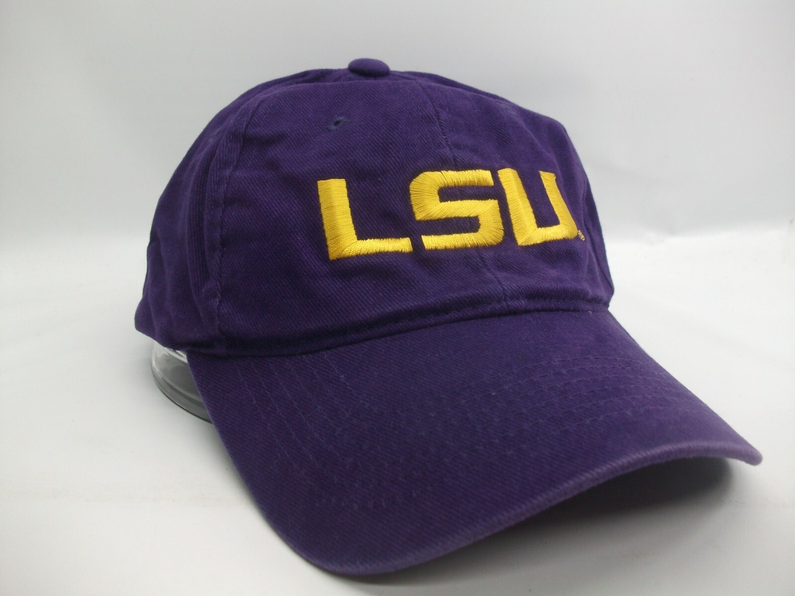 LSU Hat Purple Hook Loop Baseball Cap - image 1