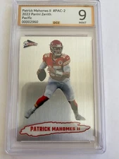 2022 Panini Zenith Patrick Mahomes 1992 Pacific PAC2 DCI 9 MINT