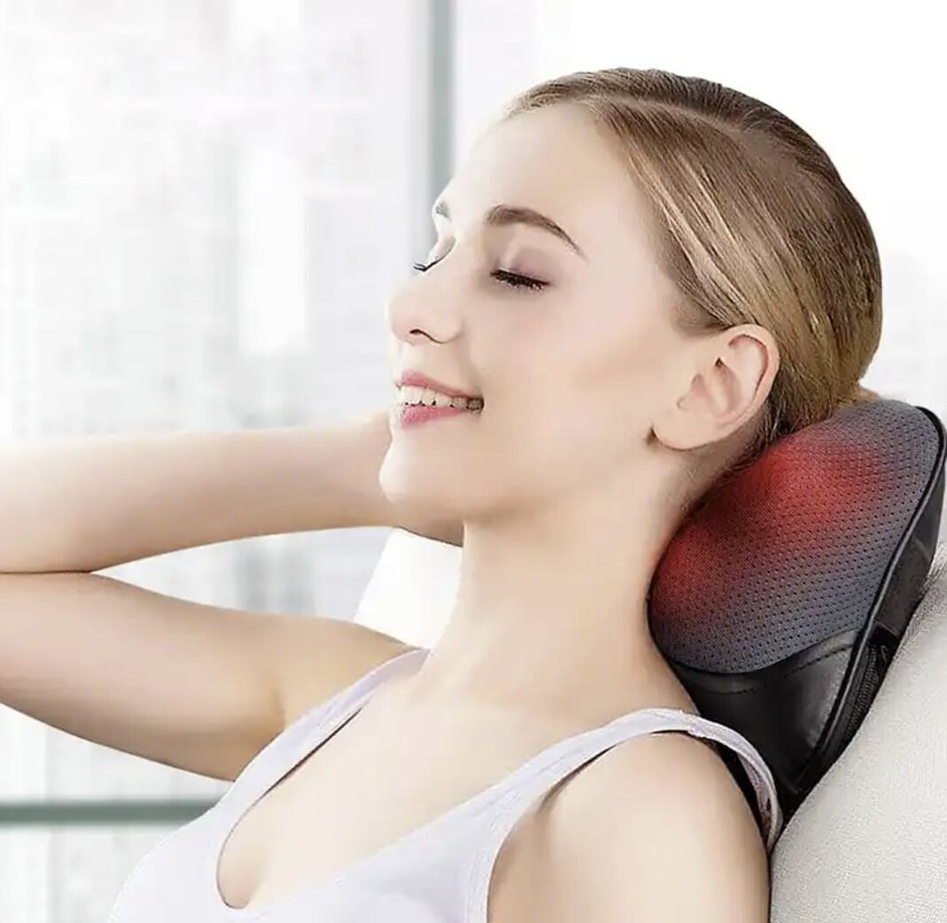 Shiatsu Massagegerät Rücken Nacken Beine Schulterkissen Wärmefunktion 22987