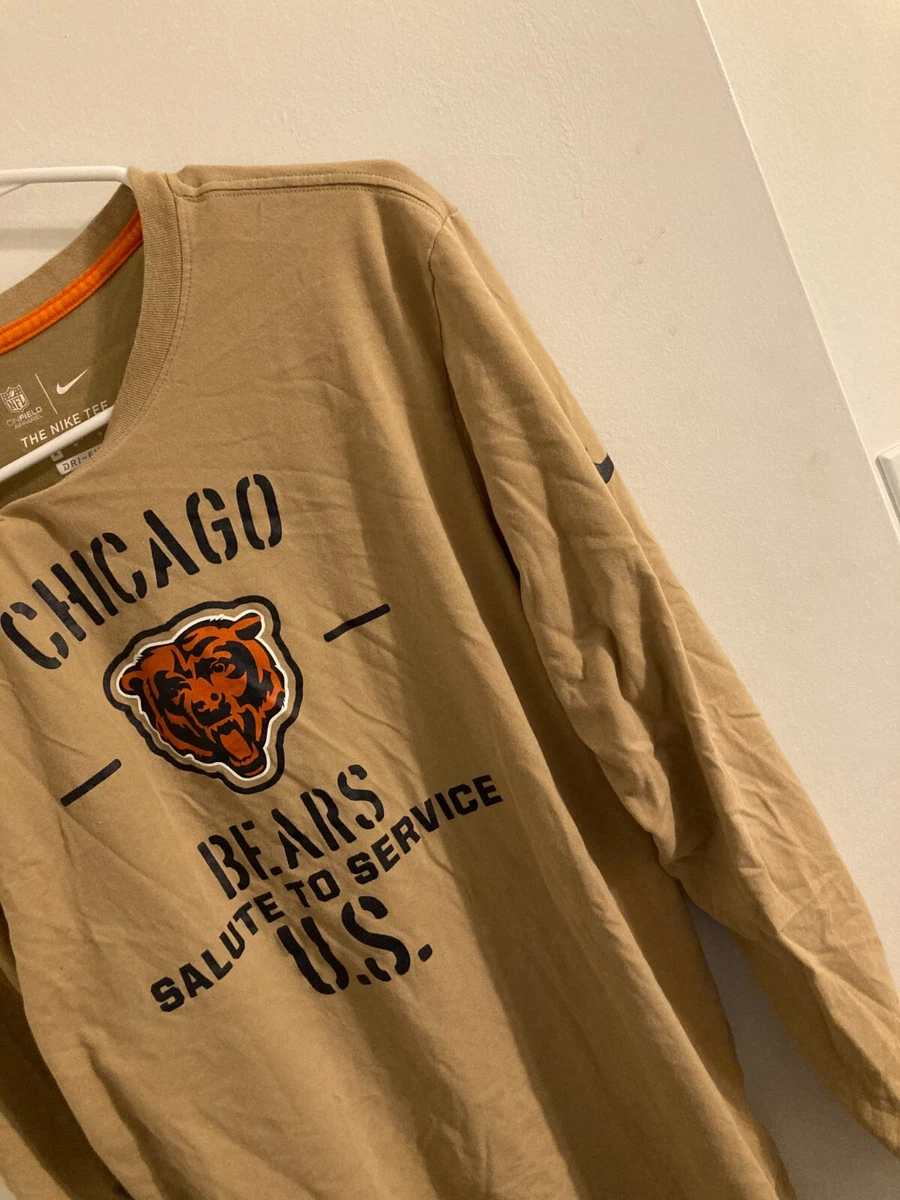Chicago bears dri fit t clearance shirt