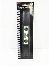 Torpedo Level 9 inch Black Plastic 3 Vials Carpenters Plumbing Framing Levels in