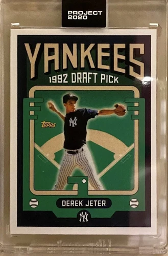 Topps PROJECT 2020 Derek Jeter 1993 Art by Grotesk Card #59 YANKEES *In Hand* 