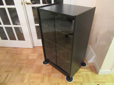 Sonax Wood Cabinet Black/audio cabinet furniture