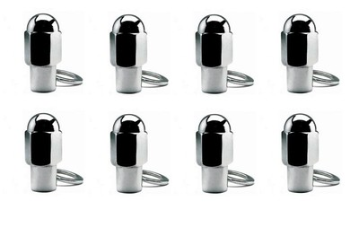 #ad #ad 16 PCS EAGLE DUALLY WHEEL RIM LUG NUT LONG MAG SHANK CHROME 14 X 1.5 RH WASHER $39.99