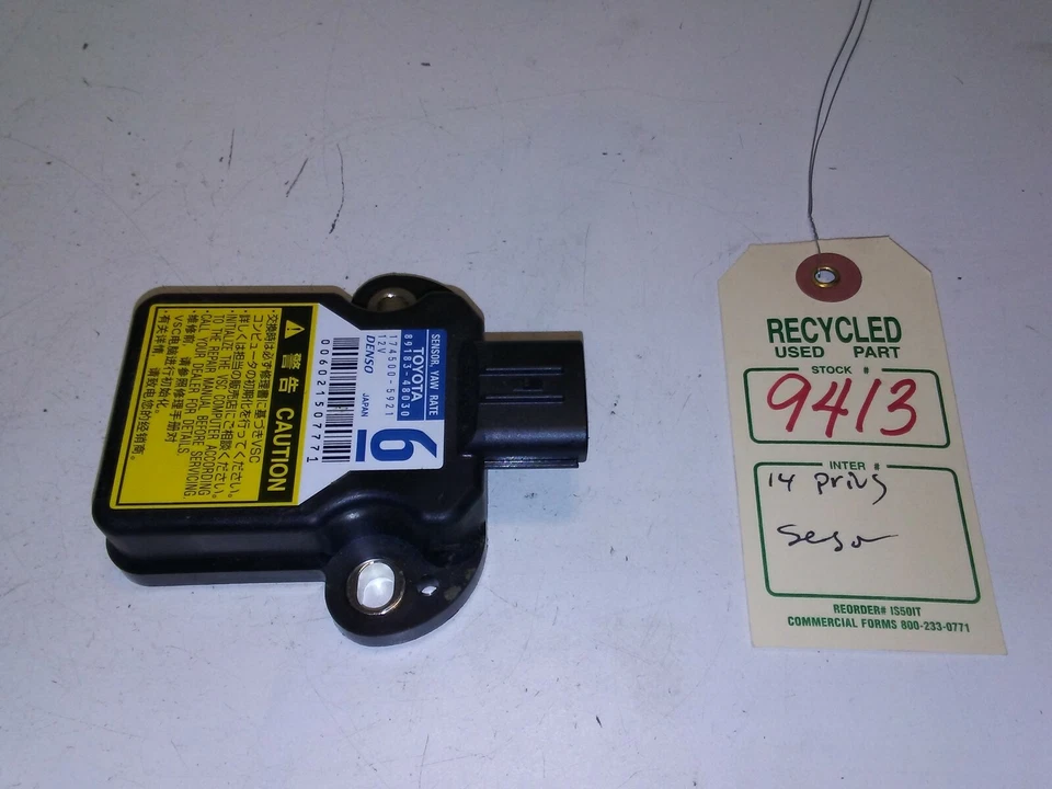 Sensor de velocidad Toyota Prius 2014 YAW OEM 89183-48030 #9413 Foto 2 de 4
