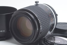 NEAR MINT Nikon Ai-s Micro Nikkor 105mm f2.8 AIS MF Lens w/ HS-14 Hood
