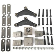 Southwest Wheel Tandem Trailer Axle Hanger Kit for Double Eye Springs 3.5K Axle
