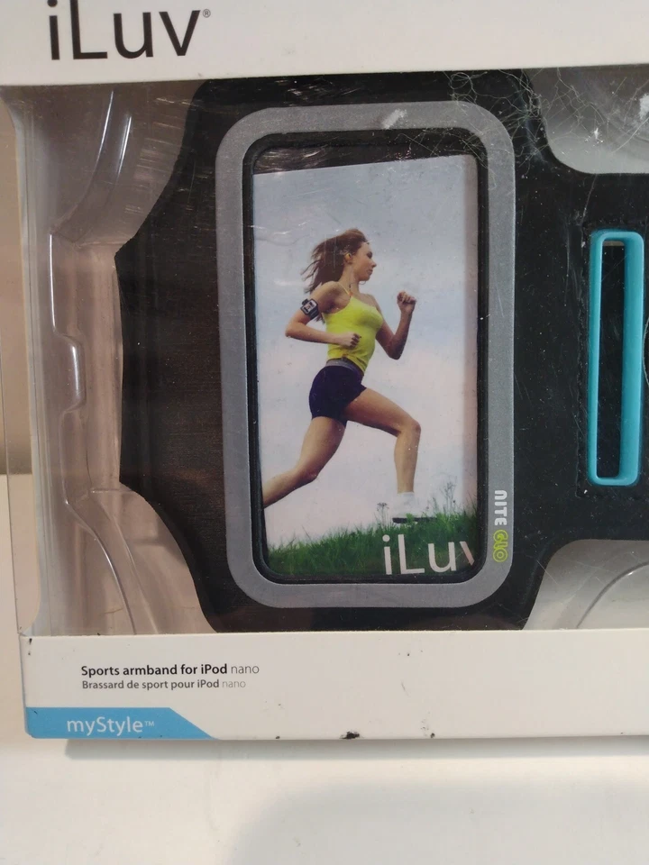 Brazalete deportivo ICA7A323BLK ILUV iPhone 5/5s, negro, marco reflectante para seguridad nocturna Foto 3 de 4