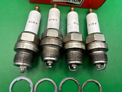 Champion W16Y Model A B Ford Vintage Antique Spark Plugs Nice