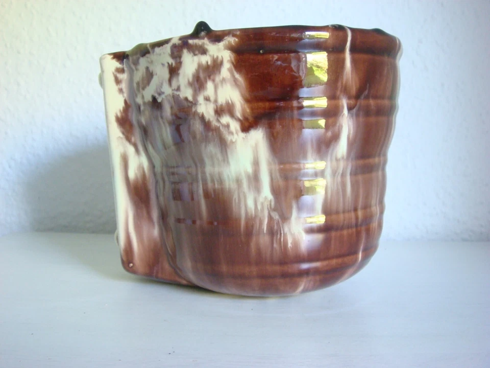 Vintage Wand Blumentopf Übertopf / Jasba | West German Pottery | 50er - Bild 4 von 4