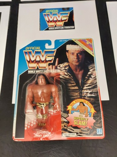 WWF Hasbro Superfly Jimmy Snuka MOC 1990 -Summer S...