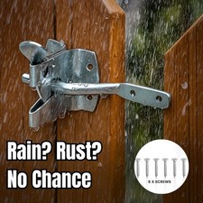 QUALITY ZINC AUTO GATE LATCH / CATCH WITH SCREWS NEW